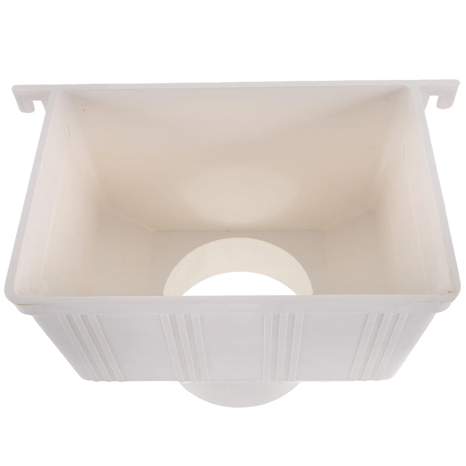 Conector de calha de calha de pvc funil de água de chuva drenagem ao ar livre durável para acessório de sistema de calha de chuva