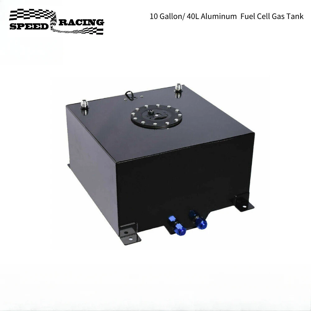 

10 Gallon Aluminum Racing Drift Strip Fuel Cell Gas Tank +Level Sender Universal for Hot Rod for Street Racing for Track Cars