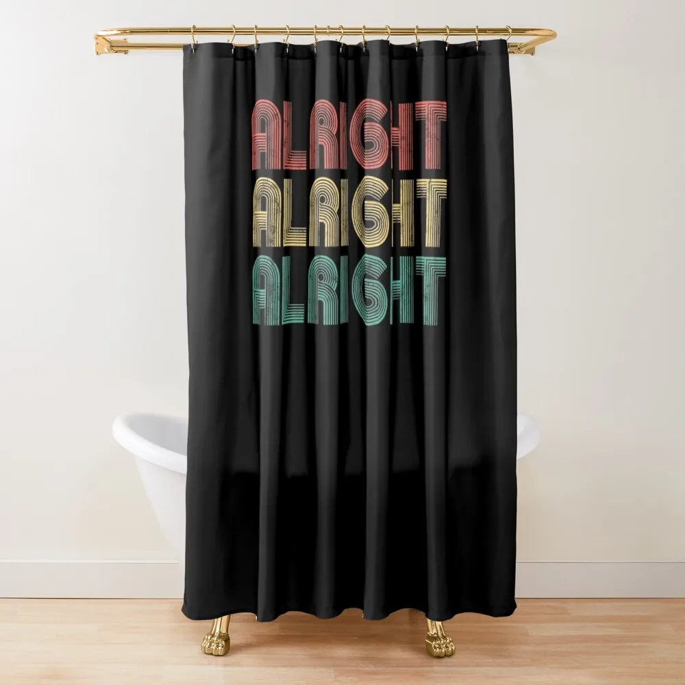 

Alright Retro 70's Distressed Vintage Classic Seventies Shower Curtain Shower Set Shower Sets For Bathroom Bathtub Curtain