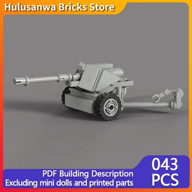 

German WW2 P40 Military Equipment Model MOC Building Bricks War Equipment Modular Technology Gifts Holiday Assemble Children Toy