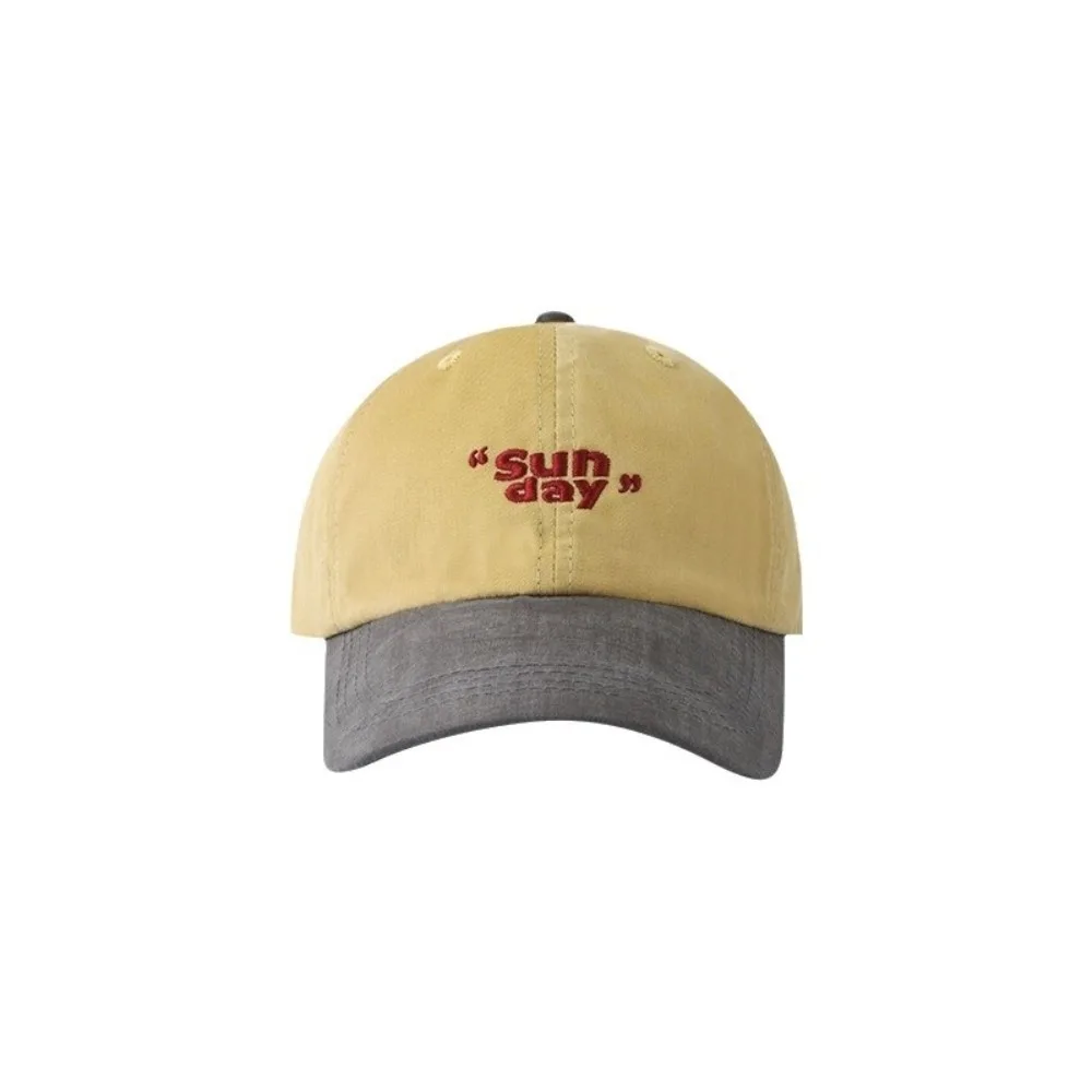 

Adjustable Letter Embroidery Baseball Hat Cotton Visors Vintage Baseball Cap Korean Style Snapback Cap Teenagers Hat Summer