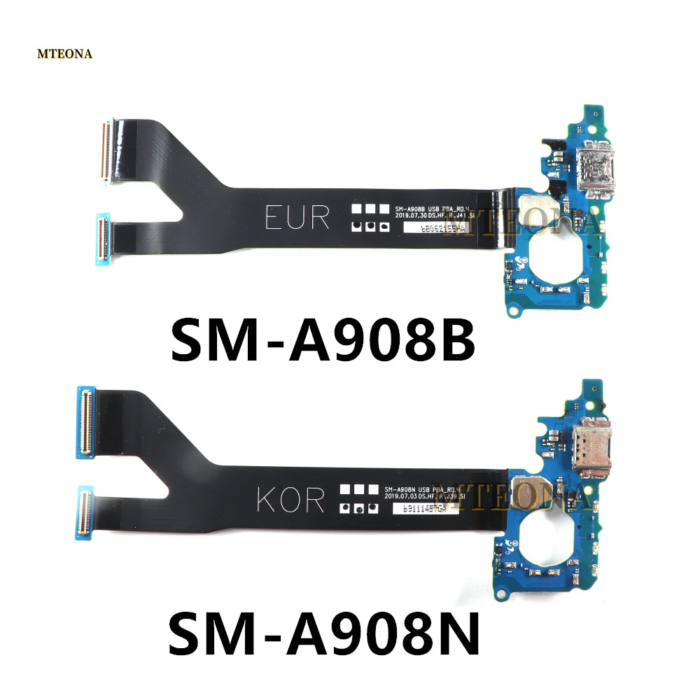 25W Type-C USB Charging Port Charger Dock Connector Board For Samsung Galaxy A90 5G SM-A908B A908N Flex Cable