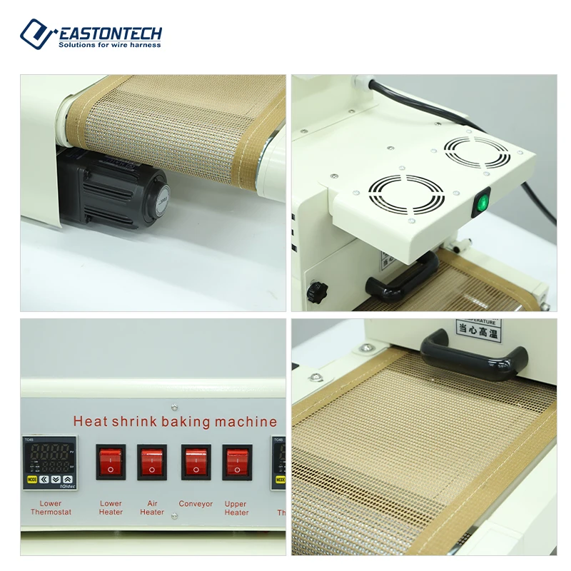 

Настольный небольшой жгут проводов для духовки, термоусадочная трубка, нагревательная машина EW-2800