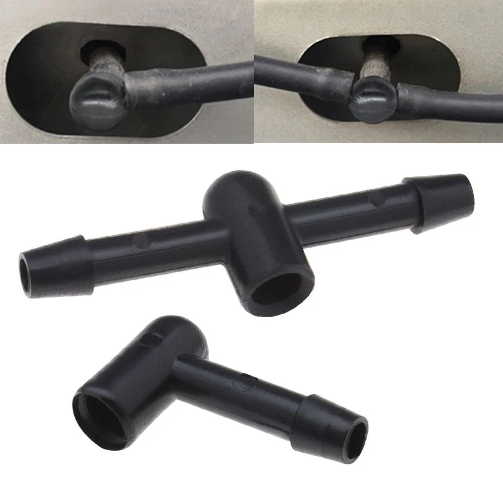 2pcs Auto Windscreen Washer Connector Hose Wiper Blade Pipe Jet For Ford For Foucs For Mondeo For C-Max For Galaxy MK3