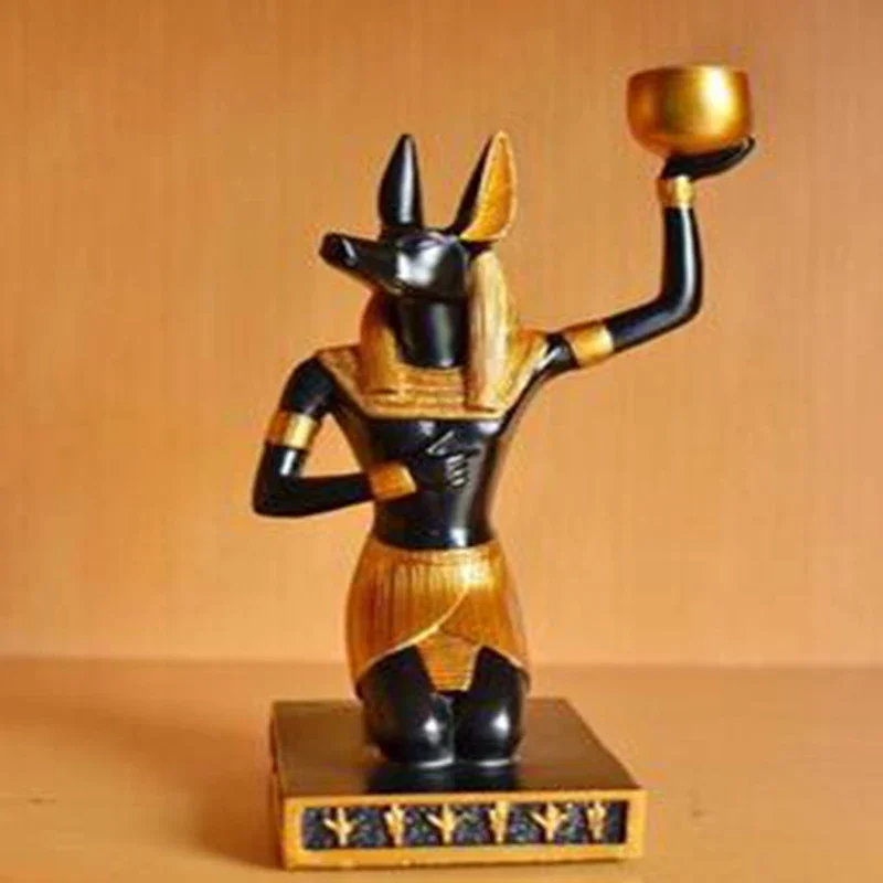 

Anubis dog ornaments, study, living room, tabletop decorations, creative home furnishings, Egyptian window decorations