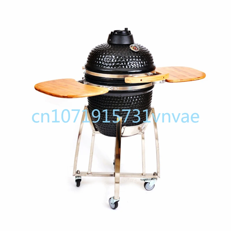 KAMADO 18-Cal Grill ceramiczny rodzinny Grill ogrodowy na imprezę duszony Grill