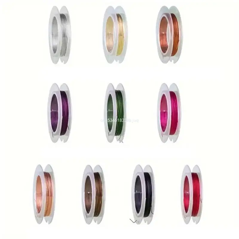 

10 Colors Beading Wire for DIYs Bracelet Necklace Headwear Cord String Dropship