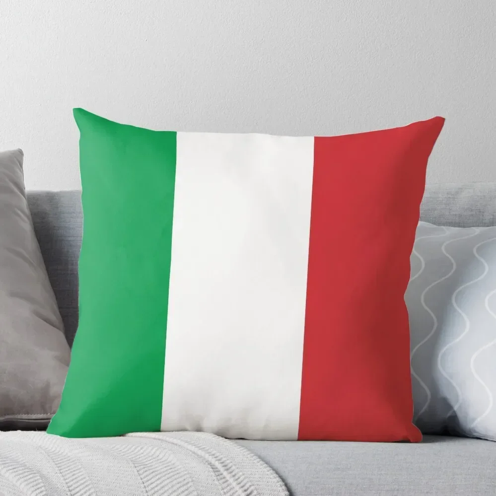 Fundas de almohada con bandera de Italia, cojines de sofá de lujo