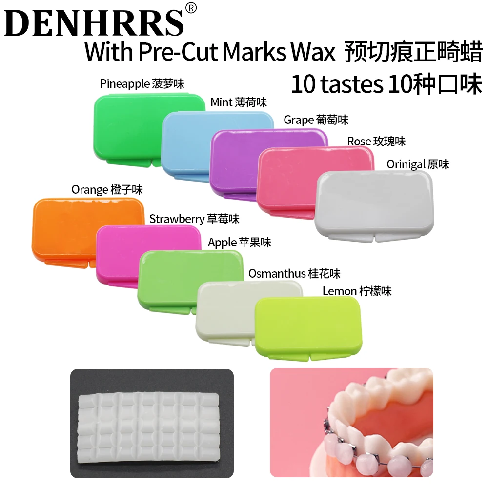 

Стоматологический воск для защиты полости рта от скрежета зубами, ортодонтический, невидимый, с оригинальным фруктовым вкусом, для защиты зубов