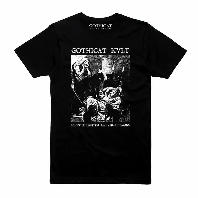 Gothicat Kvlt Don t Forget to Feed Your Demons Shirt