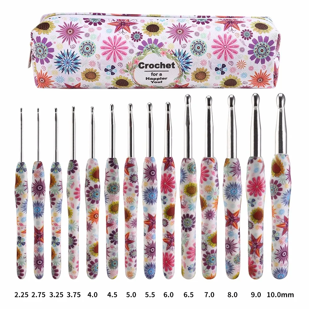 Sunflower Soft Handle Crochet Hook Wool Yarn Compilation Tools Sweater Needle