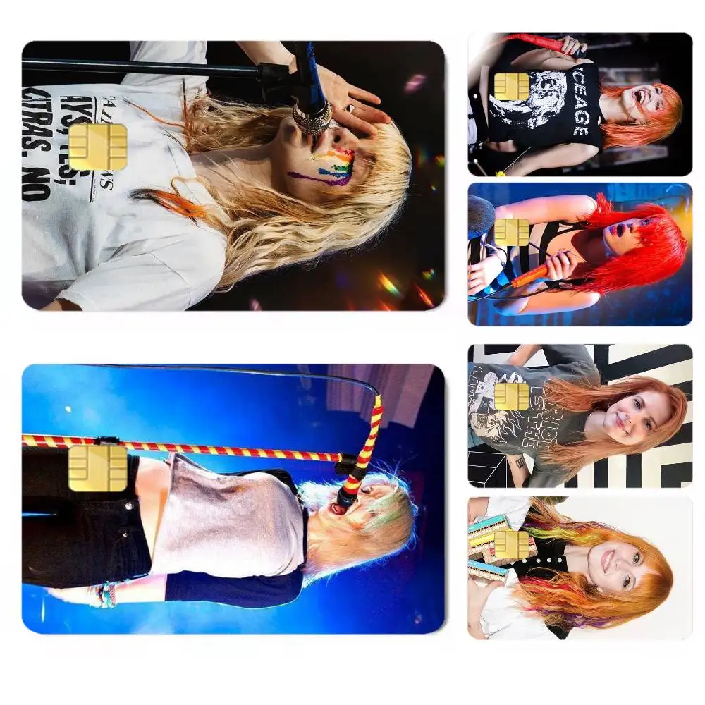 Paramore Pop-Punk Hayley Williams-s High Definition Matte PVC Film Tape | For Credit Card, Debit Card Stickers & Gift Decoration