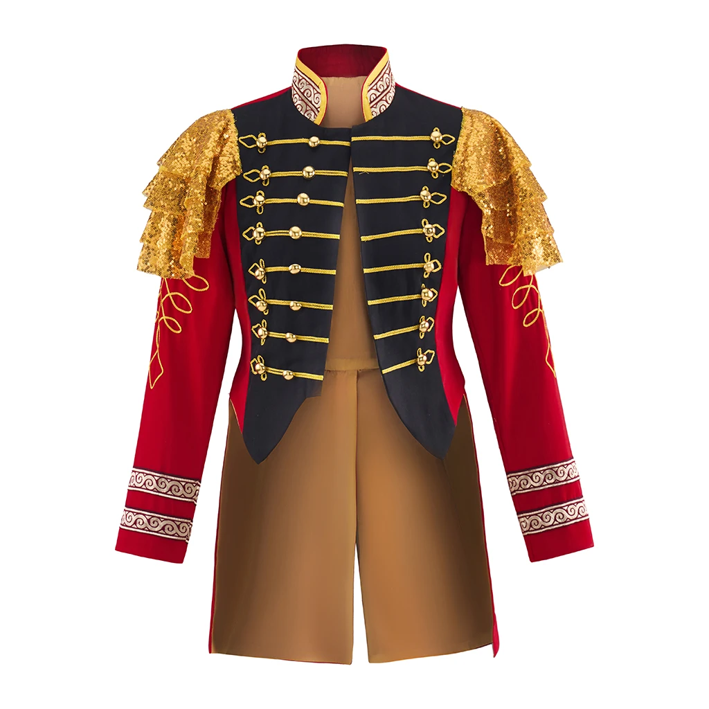 

Женский военный церемониальный готический красный офицерский фрак, костюм, средневековый викторианский наряд регентства, смокинг, фрак
