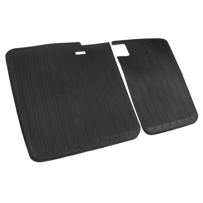 For Tesla Model 3+ Highland Seat Back Protector Cover TPE Rear Backrest Trunk Mat All Weather Split Liner Pet Mat Anti-dirty Pad