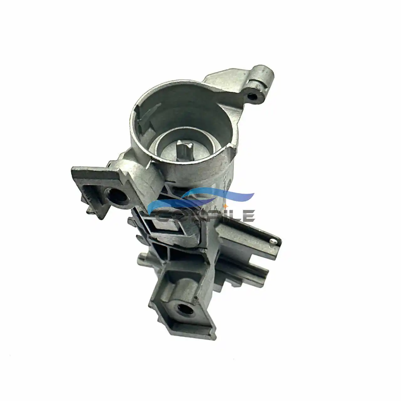 1Pc for Volkswagen ignition lock frame Skoda Audi ignition start direction lock cylinder support base key aluminum seat