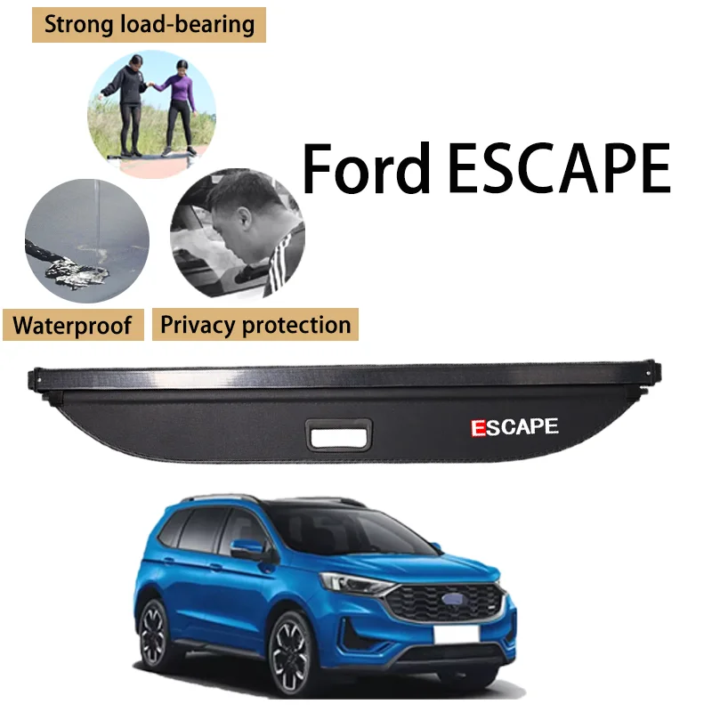 

For Ford ESCAPE Retractable Privacy Screen Waterproof Cargo Cover Luggage Shield Cargo Cover Trunk cars accessories interior