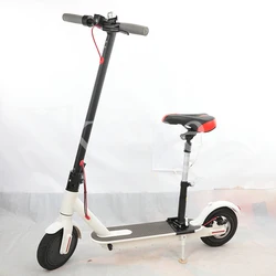 Sedile per Scooter elettrico 8.5 pollici Xiaomi stesso stile accessori per Scooter cuscino per sedile in pelle PU pieghevole senza punzonatura