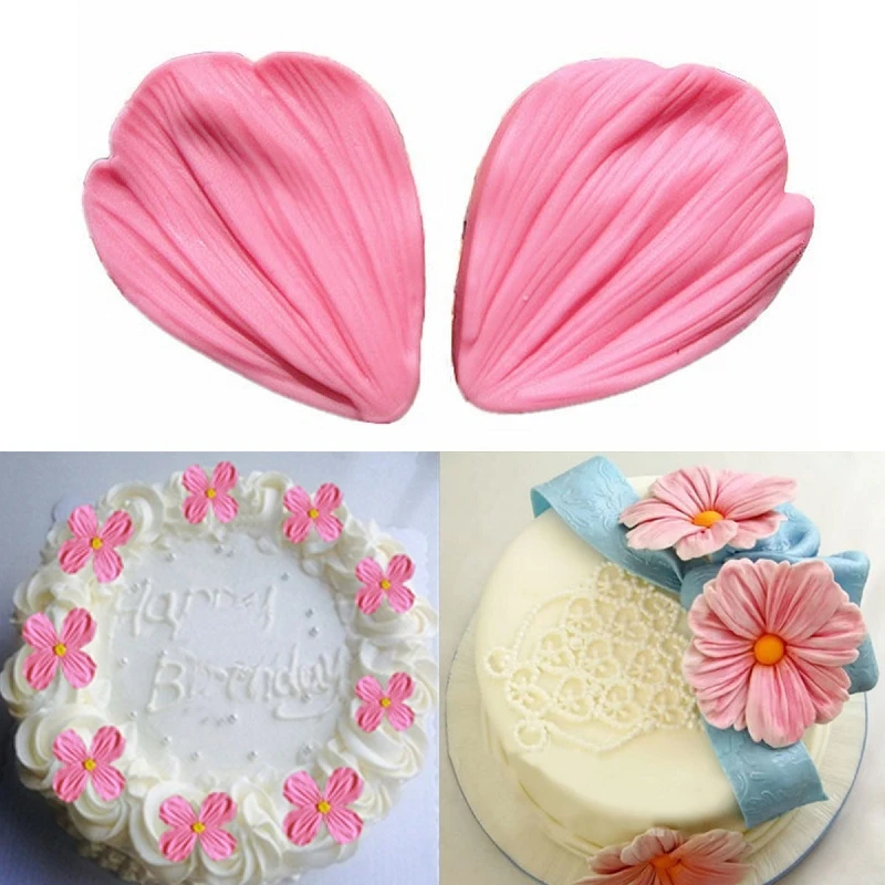 Chrysanthemum Flower Series Petals Shape Silicone Mold Chocolate Mold Fondant Cake Decorating Tools