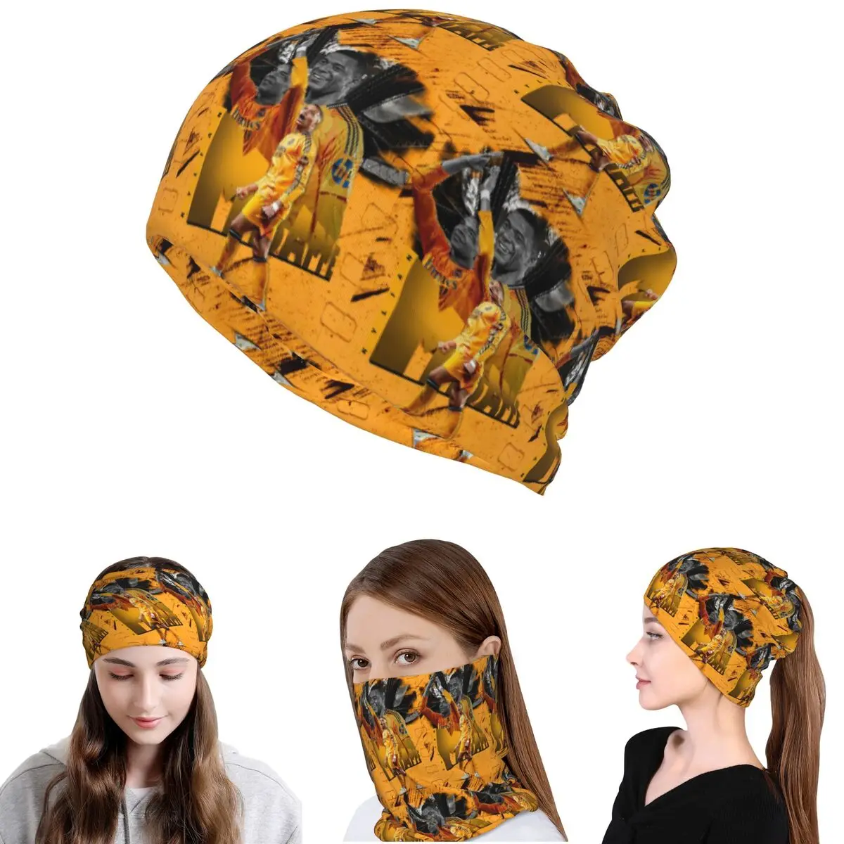 

Футбольная бандана-маска KM Mbappe для защиты шеи, ветрозащитный шарф-повязка для велоспорта, шапка-бини для мужчин и женщин, взрослых