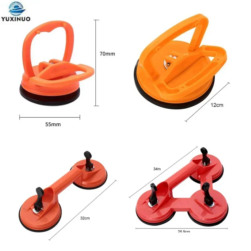Car Dent Puller Tile Extractor Floor Tiles Glass Vacuum Suction Cup Removal Glass Lifter Carrier Tool Single/2/3 Claw Sucker