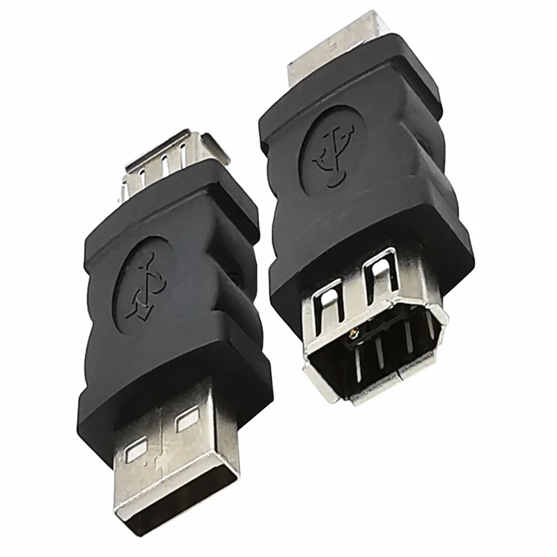 محول USB 2.0 ذكر إلى Firewire IEEE 1394 6P أنثى محول محول موصل