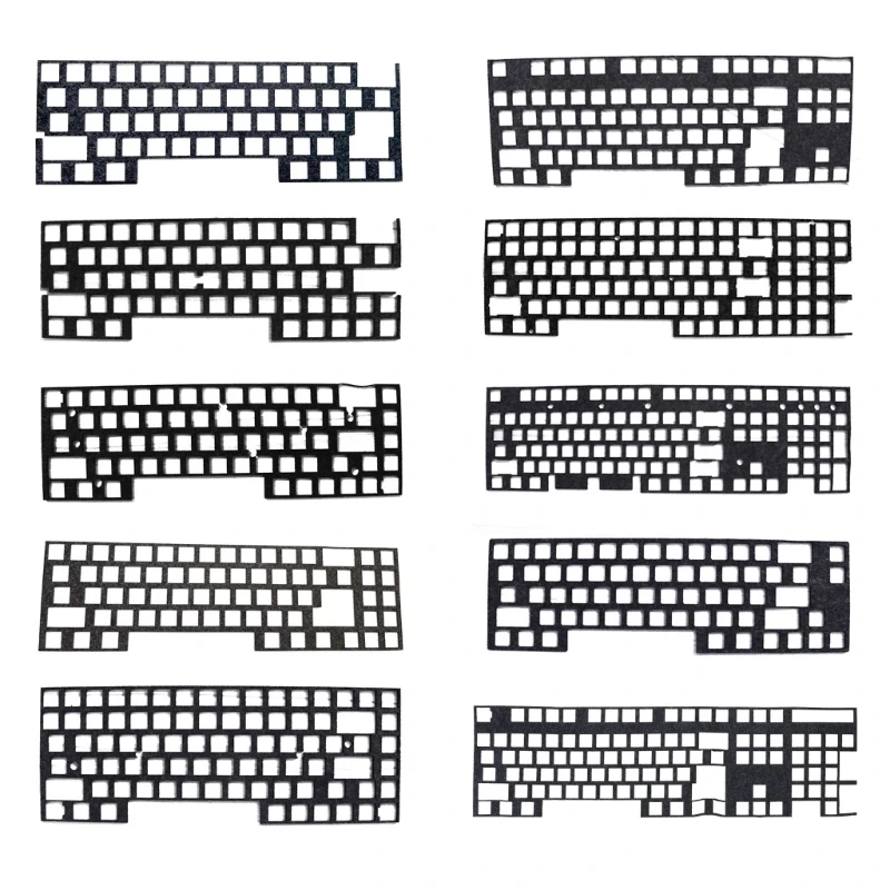 Sound Dampening Keyboards Foam Pad, Soft Black Cotton for Silents Office Gaming Dropsale