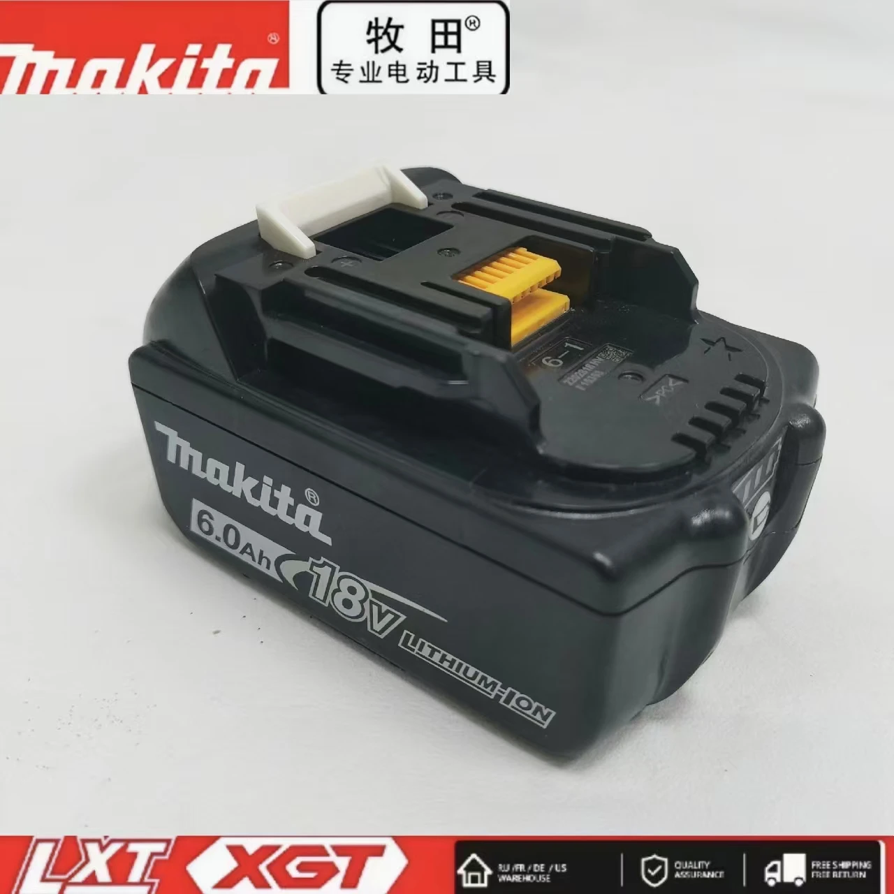 

100% Оригинальная литиевая батарея Makita 18В 6Ач 5Ач 3Ач (замена BL1830B BL1850B BL1850 BL1840 BL1860 BL1815) для электроинструментов