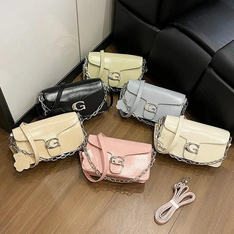 Elegante casual crossbody saco high-end minimalista mensageiro bolsa feminina designer cor sólida couro grande capacidade