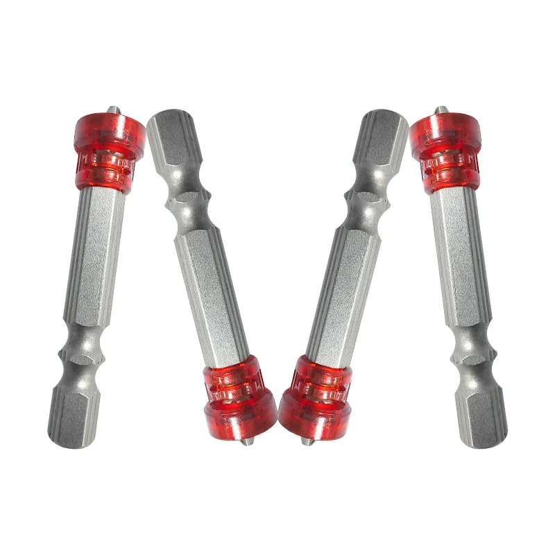 S2 Magnetic Double Head Cross 50mmPH2 High Hardness Screwdriver with Detachable Magnetic Coil for Positioning