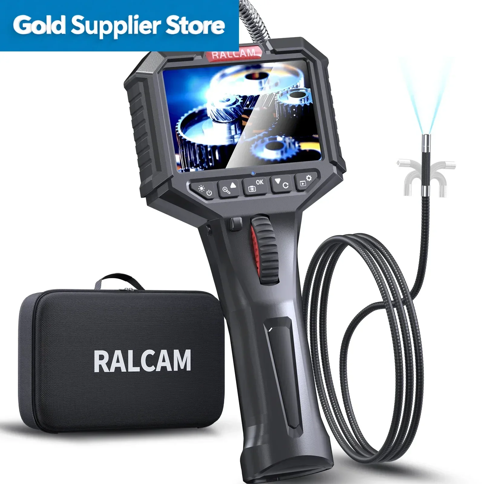 6.2Mm Ip67 Waterproof Borescope Inspection 2 Way 180 Degree Artlating