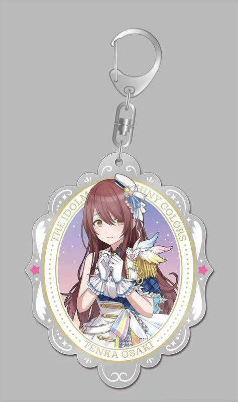 Loen Anime Peripheral Store The Idolm@ster Toru Rinze Morino Fuyuko Mayuzumi Sunset Acrylic Keychain Pendant Fans Gifts About6cm