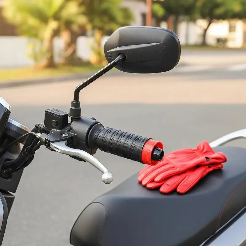 Universal Anti-Slip Silicone Handlebar Grips, Horn Covers And Brake Covers For Motorcycle Customization And Riding Protection