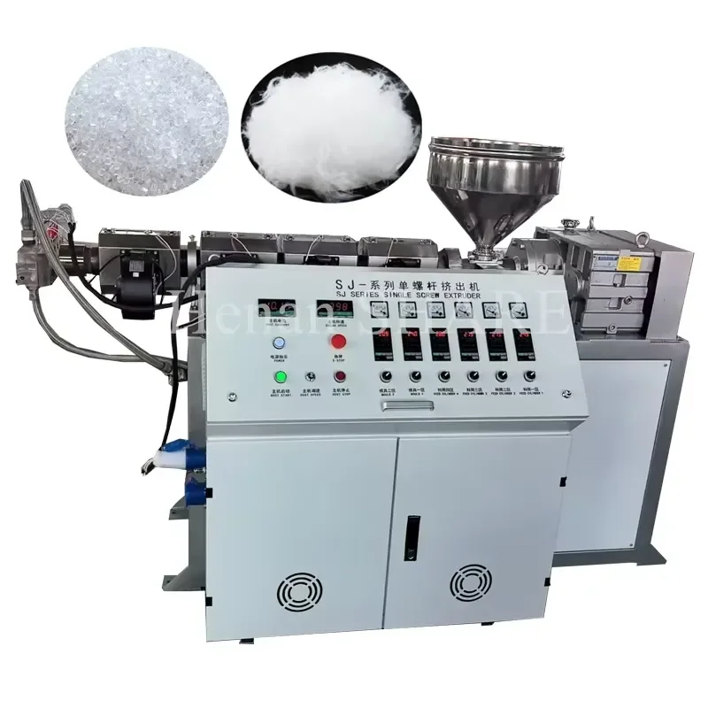 for Recycled Polyester Staple Fiber Manufacturing Machine Plastic PET PP Recycling Fiber Cotton Production Equipment