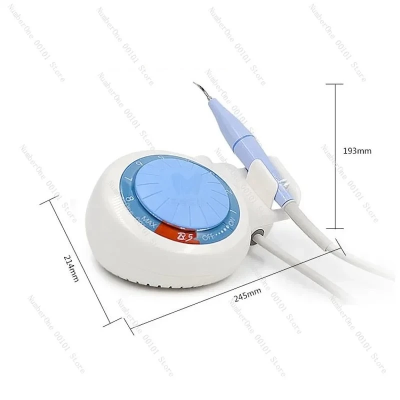 For Pet Dog Cat Vet Dental Ultrasonic Scaler B5 H1, 5pcs Tips Sealed Handpiece Tooth Cleaning Equipment