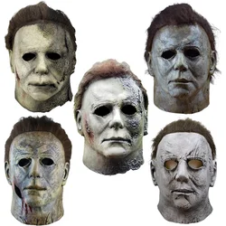 Mascara intégral en latex pour hommes, film Michael Myers, Halloween Cosplay, Horror Killer, Rave Mask, Tim ade Mask, Terror Mask, Adult