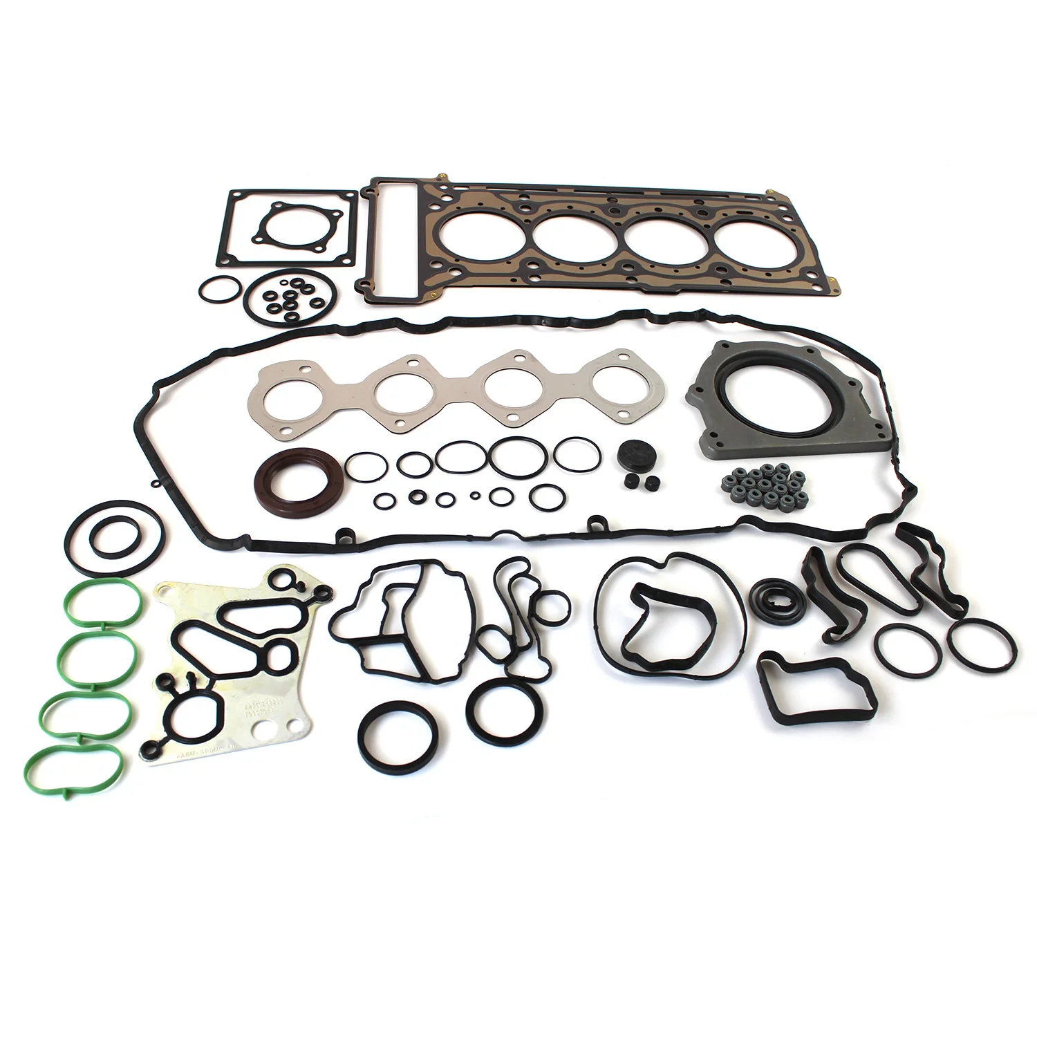 Overhaul Gasket Seals Kit Fit for Mercedes-Benz W203 W204 W211 M271 1.8 Kompressor 2710160520 2710140004 2710140104 2711840280