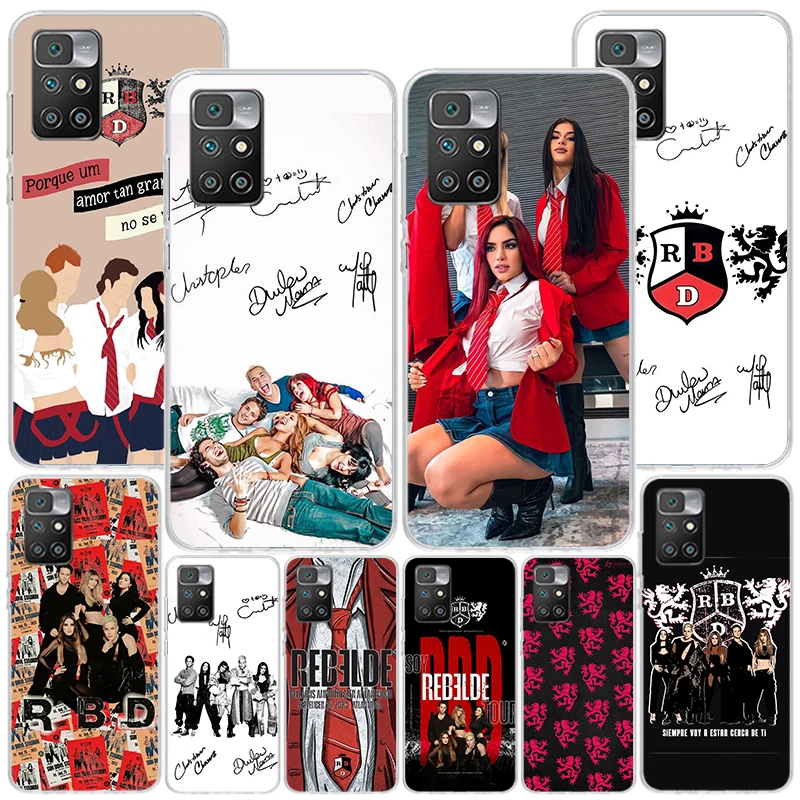 F-Fashion RBD R-Rebelde Phone Case For Xiaomi Redmi 12 12C 10 9 9A 9C 9T 10C 10A 8A 8 7A 7 6A 6 Pro S2 K20 K30 K40 Soft Cover Co