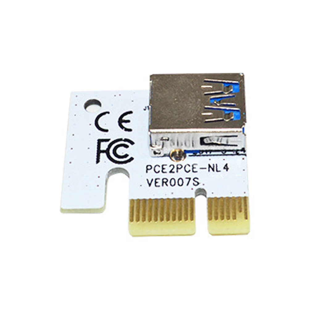 PCI Express 1X to 16X Adapter Extender Card for PCIe Riser Mining Graphics Card
