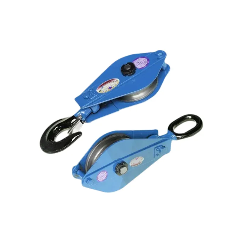 Customizable Single Sheave Hook Block Hook Type Bearing Sheave Chain Ring Hook Type Handling Equipment