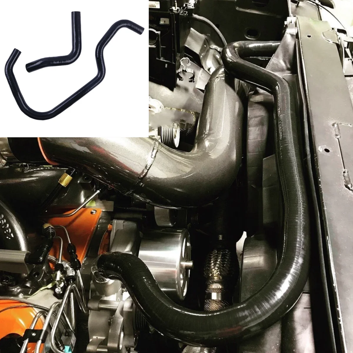 Kit de Mangueras de Silicona para Radiador para Camionetas GM Silverado/Sierra 4.8/5.3/6.0 1999-2006 2000 2001 2002 2003 2004 2005