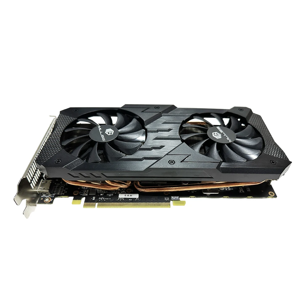 MLLSE-AMD Placa gráfica Radeon RX5600, 6GB, GDDR6, 6 + 8Pin, Gaming Computer GPU, Desktop, Jogo, Novo