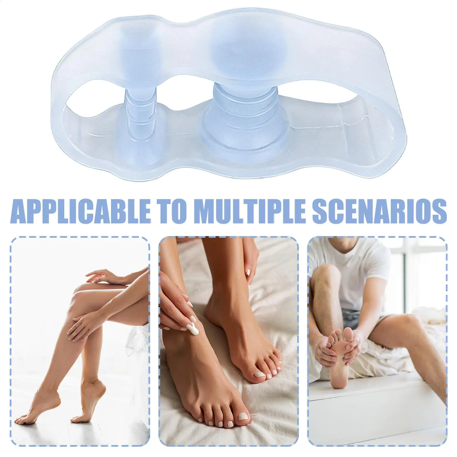 1 Pair Big Toe Separators Foot Toe Corrector Thumb Separator Foot Overlapping Toe Separator, Feet Toe Correcting Dividers