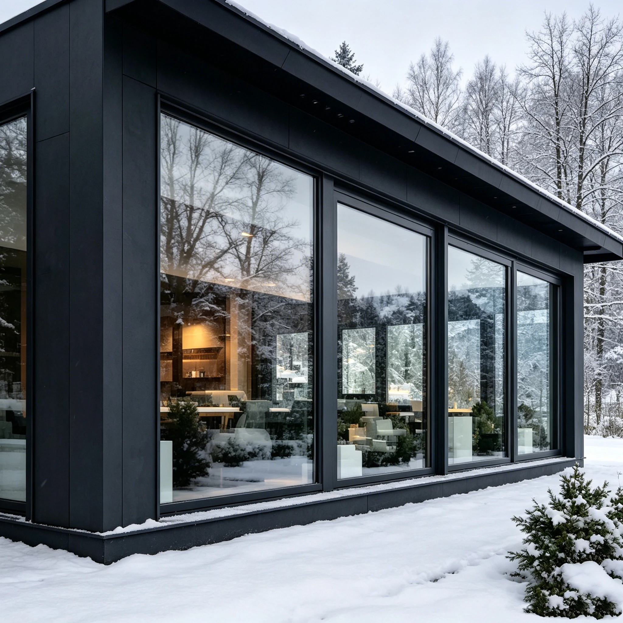Soundproof Double‑Glazed Thermal‑Break Aluminum Sliding Windows, Exterior Aluminium Alloy Windows and Doors