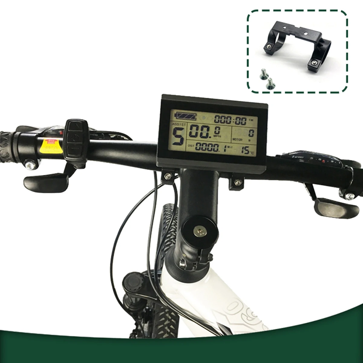 URAZL KT-LCD3 Displayhouder Beugel Elektrisch fietssysteem Displaybeugel voor Ebike KT Kunteng LCD 3-display