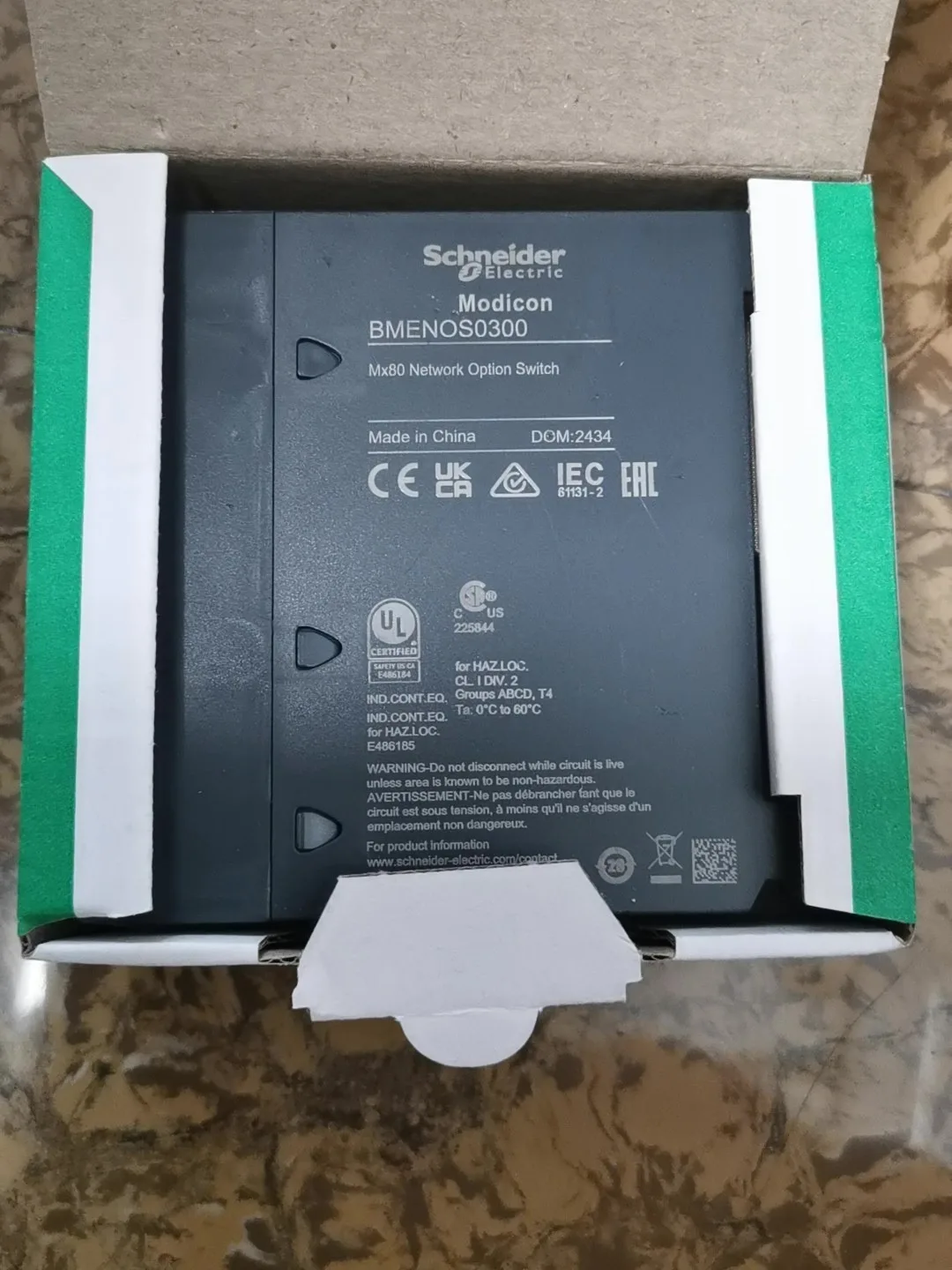 BMENOS0300 Network Switch Module, Physical Picture PackageFor Other Models, Please Contact The Seller For Pricing.