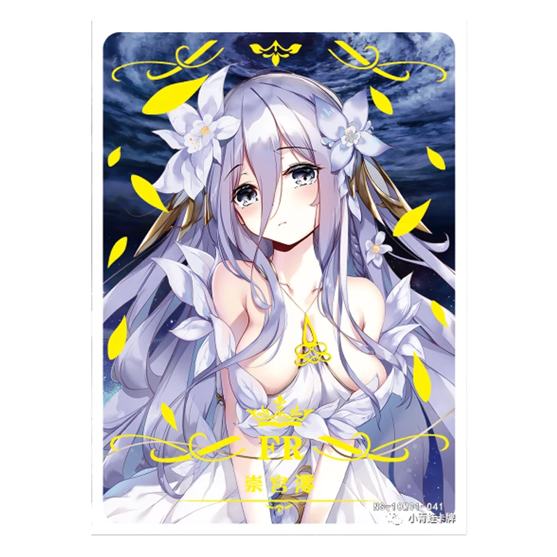 Goddess Story 10M01 series rare FR card Anime character bronzing collection flash card Kids toy card Christmas birthday gift