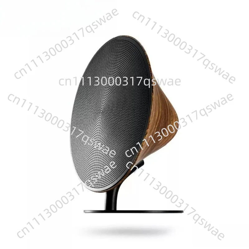 Strong Bass Portable Wireless Speaker, Minimalist Bluetooth‑compatible Speaker, Metal Grill Retro Futuristic Design