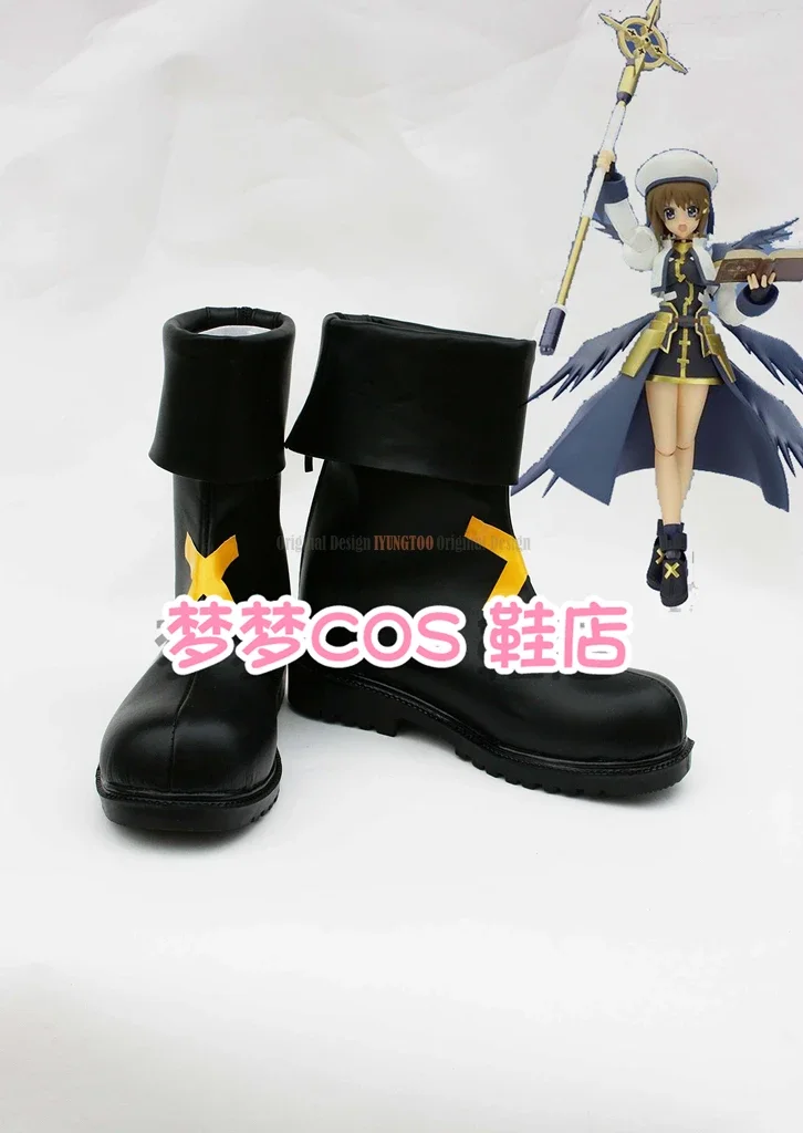 magical-girl-lyrical-nanoha-a's-hayate-yagami-personaggi-anime-scarpe-scarpe-cosplay-stivali-costume-da-festa-prop