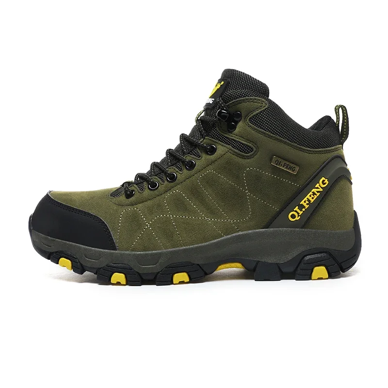 Large 48 Autumn High-Top Men Hiking Boot Winter Outdoor Shoes Lace-Up Non-slip Sports Casual Trekking Boots Man Suede Warm Shoes