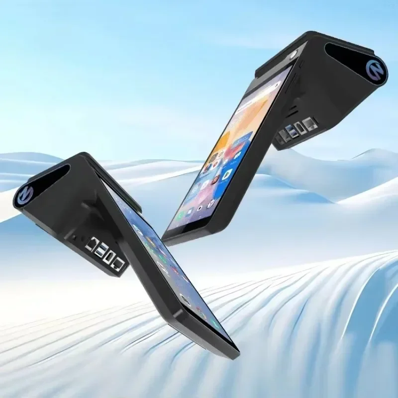 

Best sell Z108 8 INCH Dual Screen Android 14.0 POS with 58mm Printer 3600mAh 4G Wifi Handheld Pos Terminal Machine